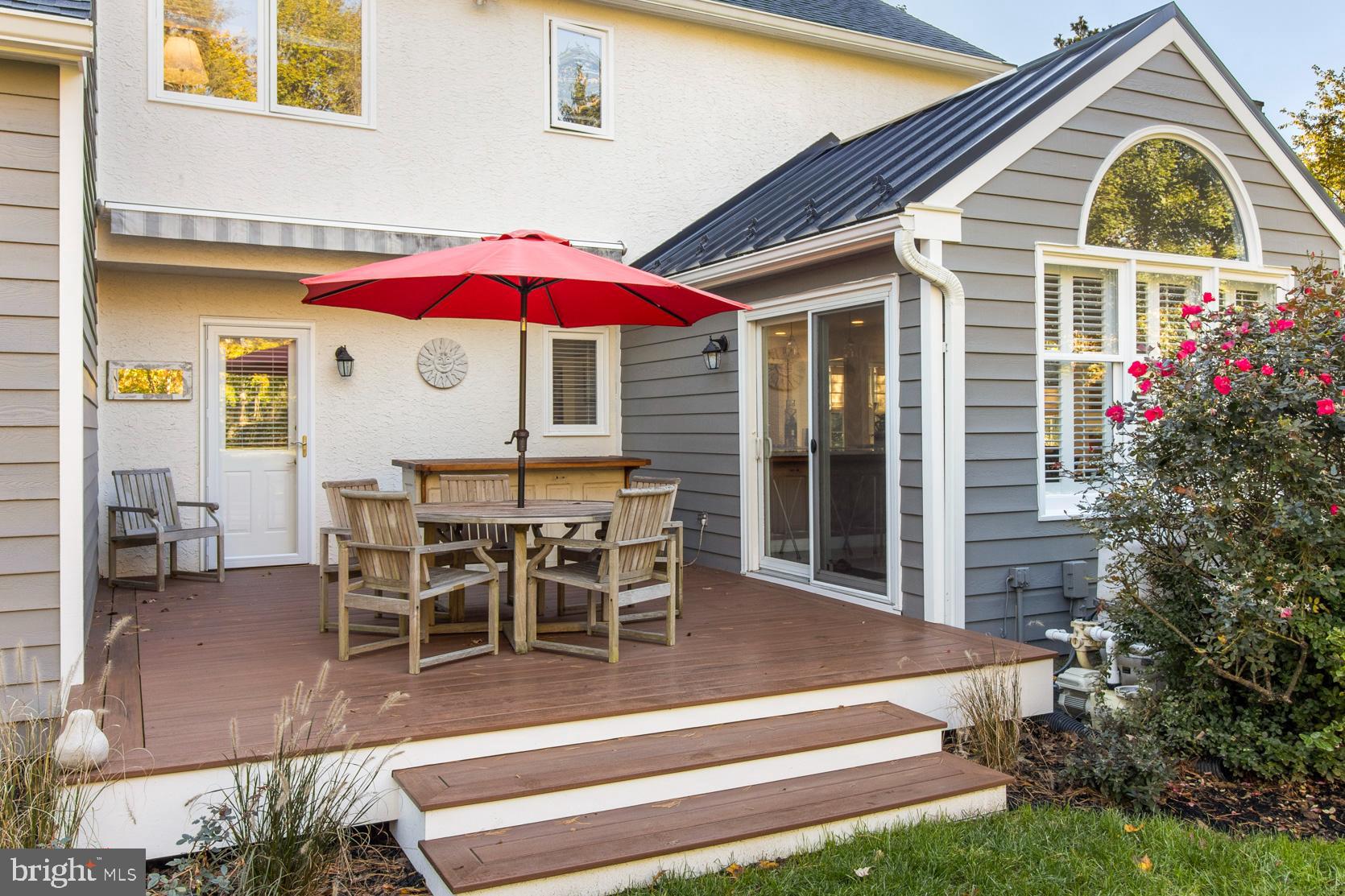 1449 Sugartown Road Berwyn, PA 19312 - Photo 45 of 59 Patio outside of kitchen; new decking