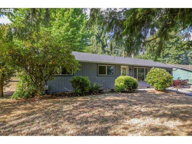 a view of a house with a patio