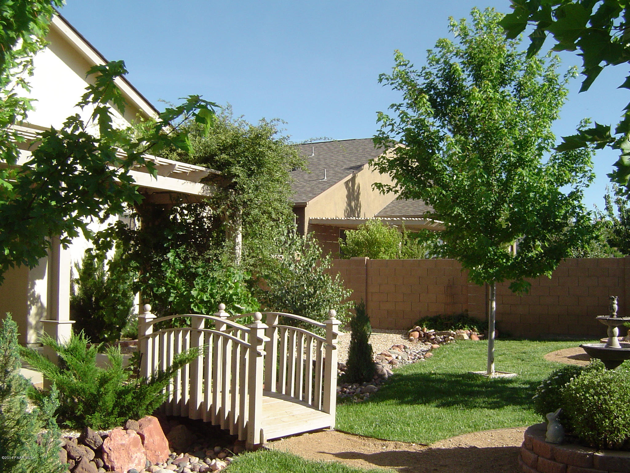 4714 Edgemont Road Prescott Valley, AZ 86314 - Photo 26 of 30 a view of a porch with a small yard