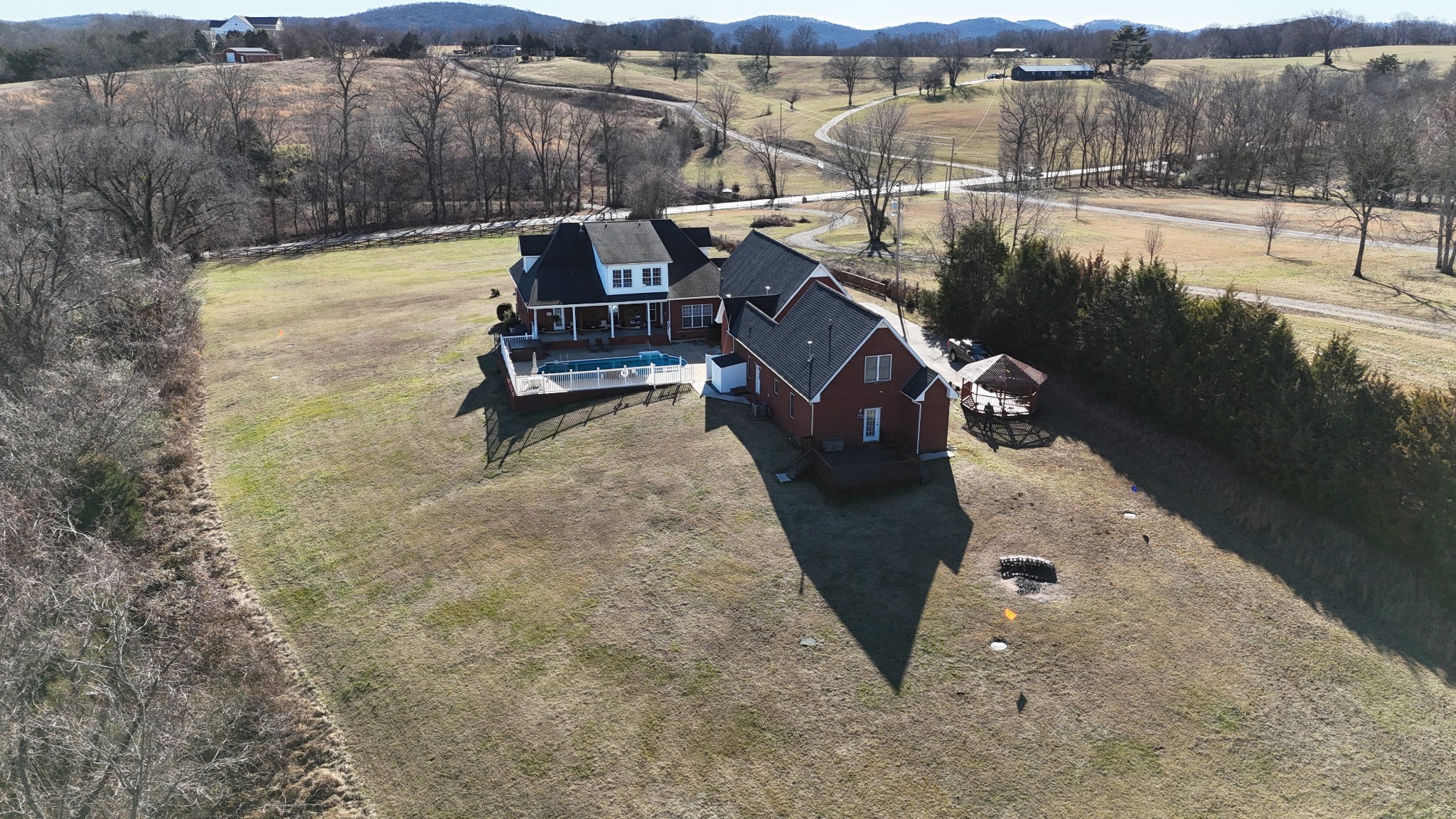 5784 Rock Springs Road Smyrna, TN 37167 - Photo 18 of 74 a view of a lake with a mountain in the background