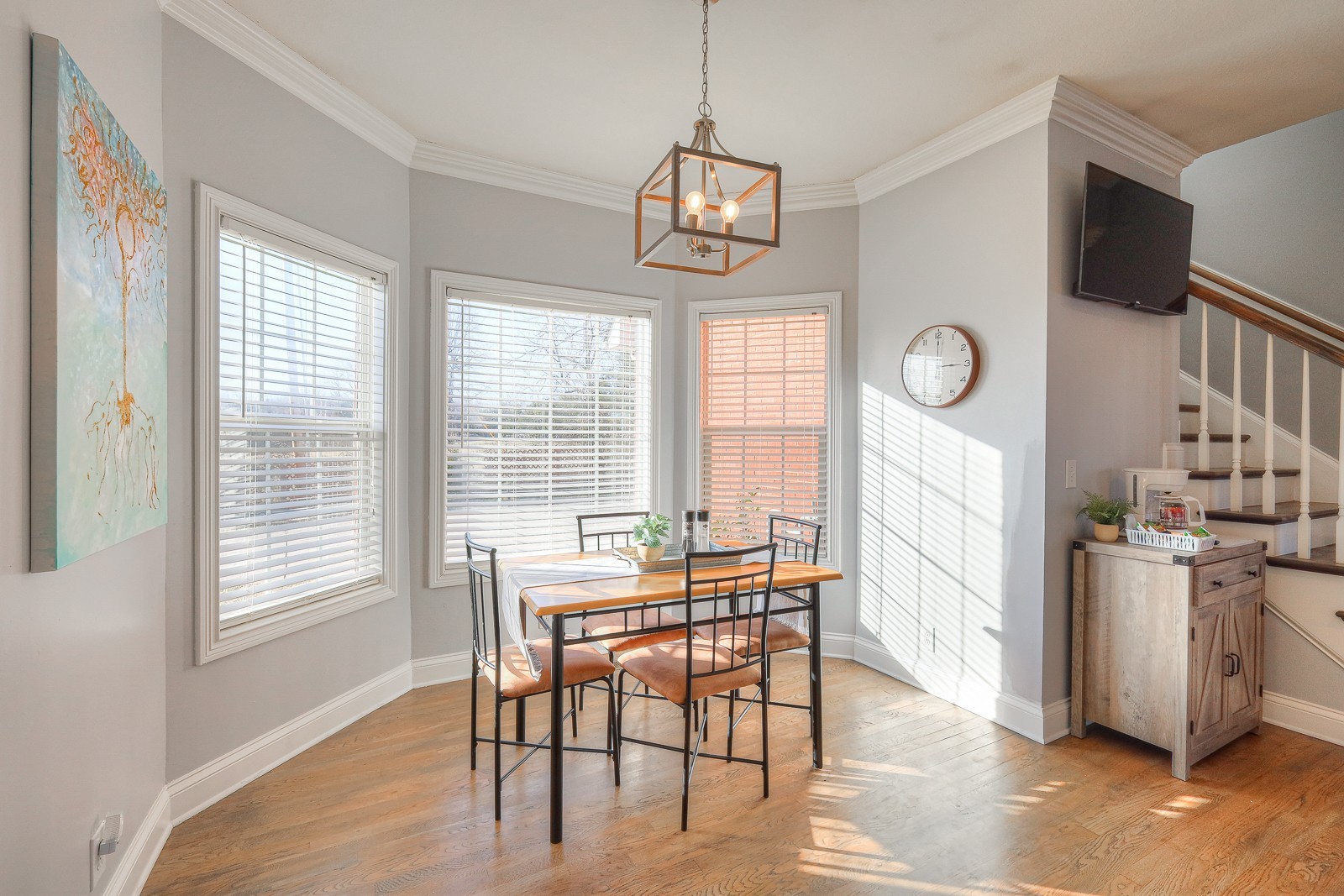 5784 Rock Springs Road Smyrna, TN 37167 - Photo 59 of 74 a view of a dining room with furniture window and wooden floor