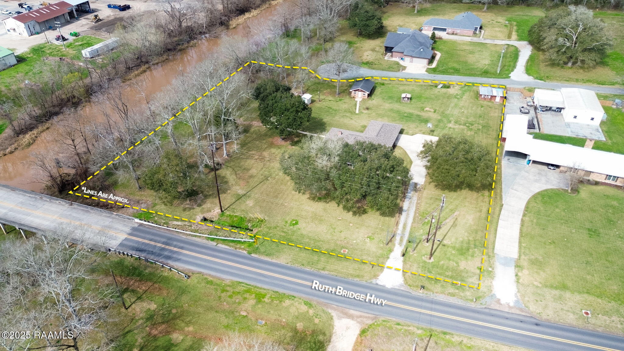 1055 Ruth Bridge Highway Breaux Bridge, LA 70517 - Photo 14 of 33 2-web-or-mls-1055 Ruth Bridge Hwy Aerial