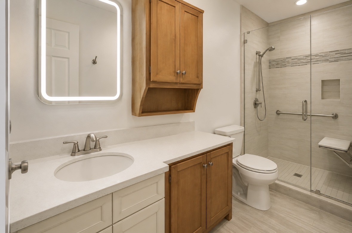 1142 Maxwell Road Belvidere, TN 37306 - Photo 18 of 33 a bathroom with a sink toilet and shower