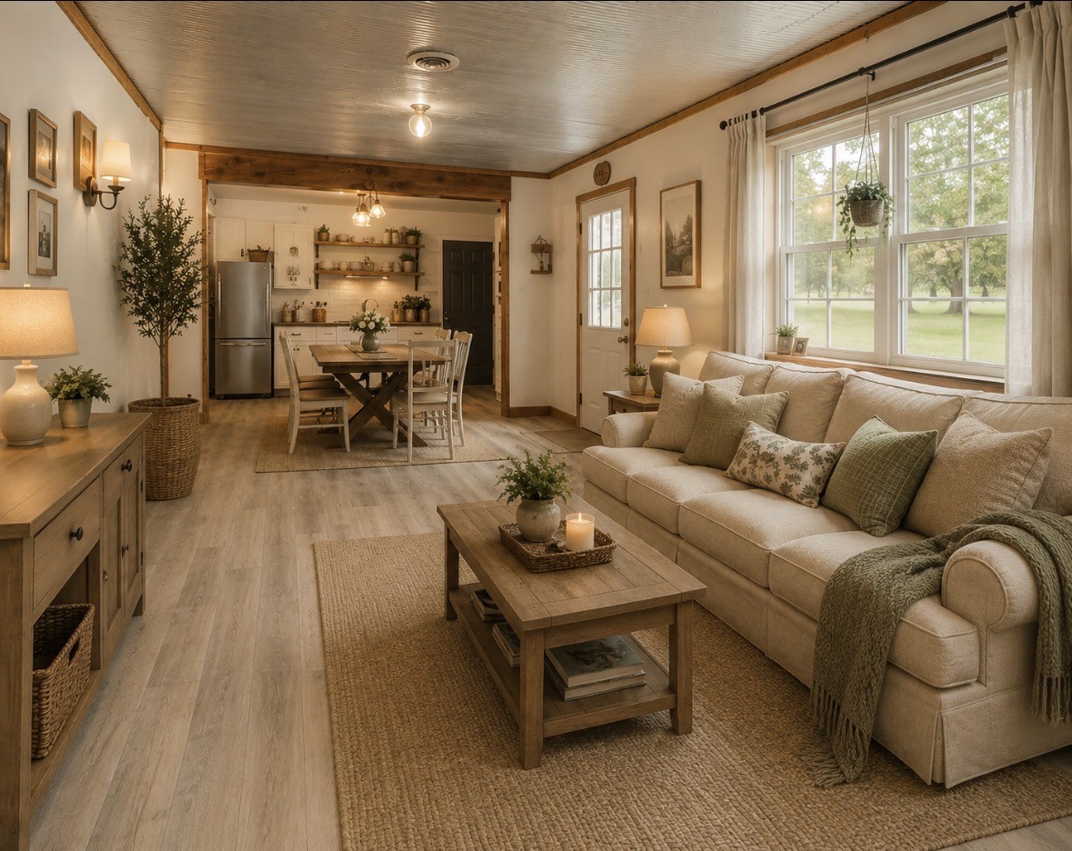 1142 Maxwell Road Belvidere, TN 37306 - Photo 6 of 33 a living room with furniture and a large window