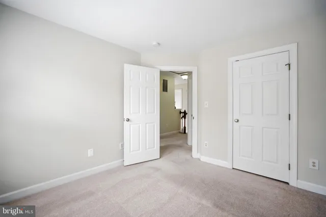 a view of an empty room