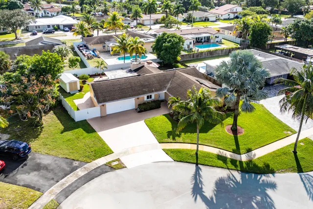 a view of a street with sitting area