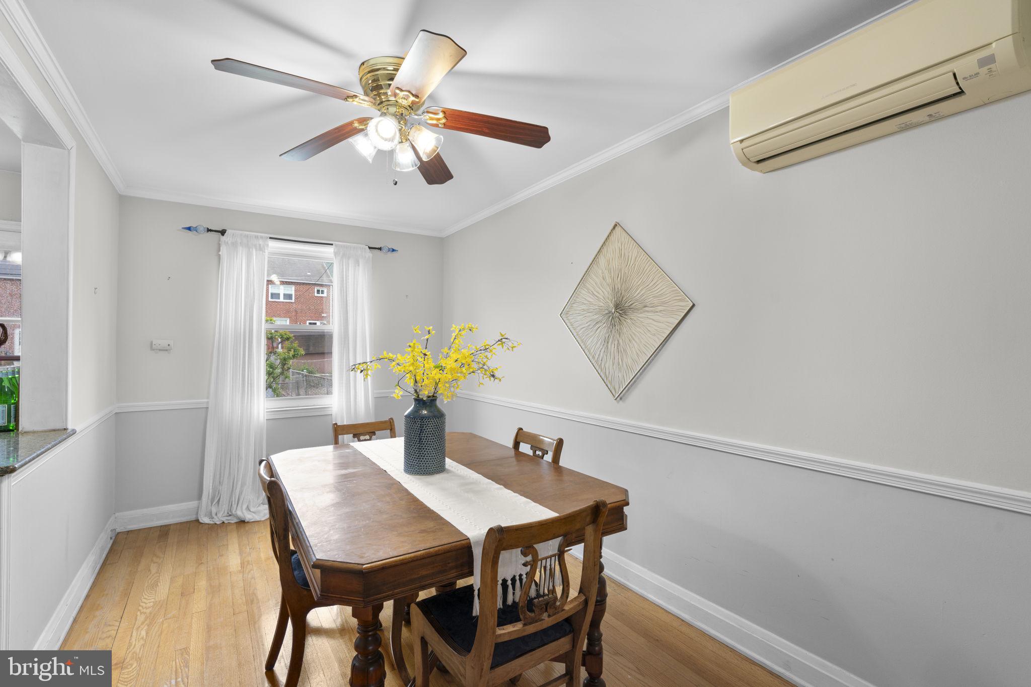 1057 Elm Road Halethorpe, MD 21227 - Photo 9 of 45 Dining room with ceiling fan