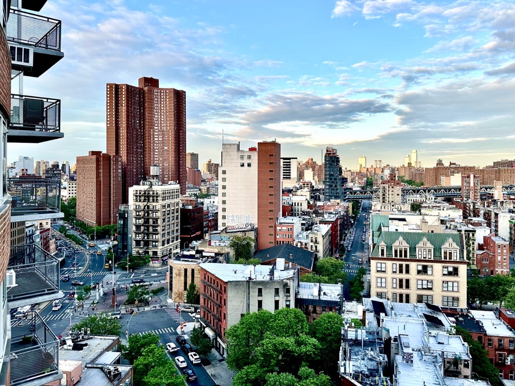 215 Park Row, Unit 19H Manhattan, NY 10038 - Photo 1 of 19 a city view