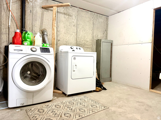 8457 East 6000th Street North Lapoint, UT 84039 - Photo 19 of 44 Basement Laundry & Utility room