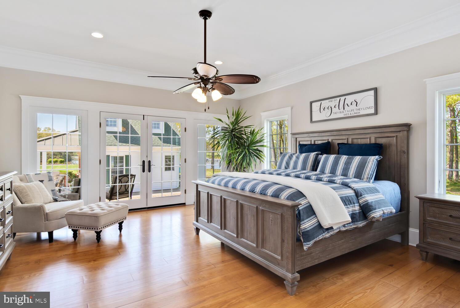 28589 Brick Row Drive Oxford, MD 21654 - Photo 31 of 129 First Floor Primary bedroom opens to patio/pool