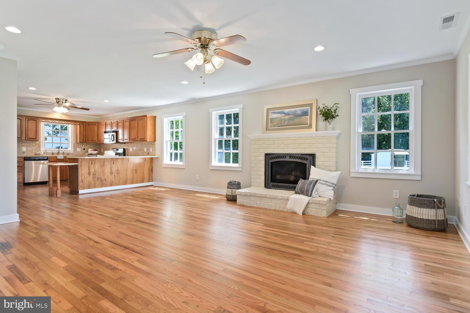 28589 Brick Row Drive Oxford, MD 21654 - Photo 79 of 129 Stable House Living Room with Fireplace