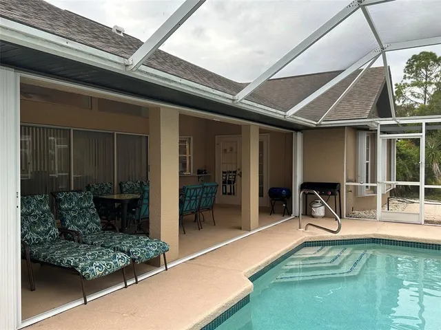 a view of a entryway door front of house