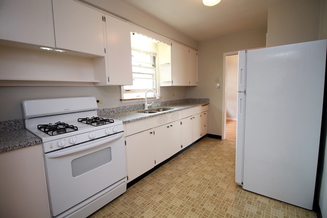 1460 Burr Oak Road Homewood, IL 60430 - Photo 8 of 19 a kitchen with cabinets appliances a sink and a window