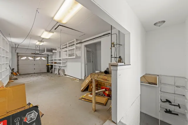 a view of storage and utility room