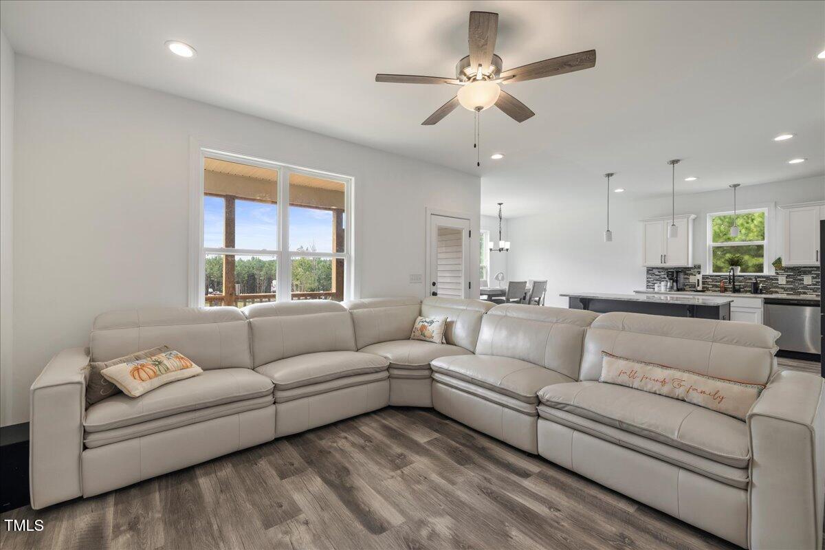 5421 West Old Spring Hope Road Spring Hope, NC 27882 - Photo 3 of 54 a living room with furniture and a large window