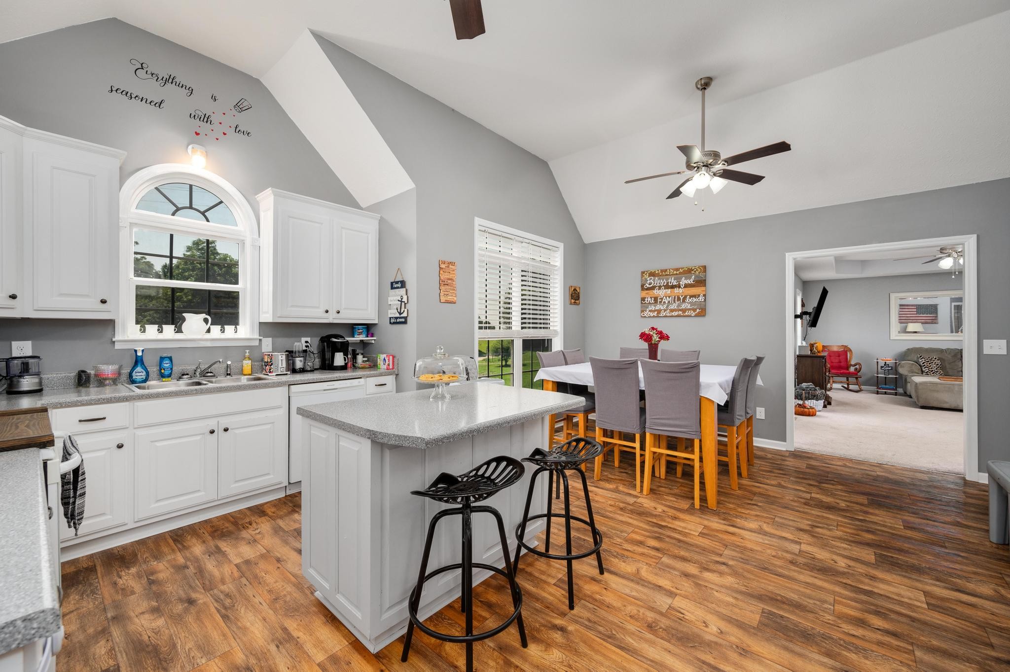 7040 Charity Road Petersburg, TN 37144 - Photo 7 of 36 a view of a dining room with furniture window and wooden floor