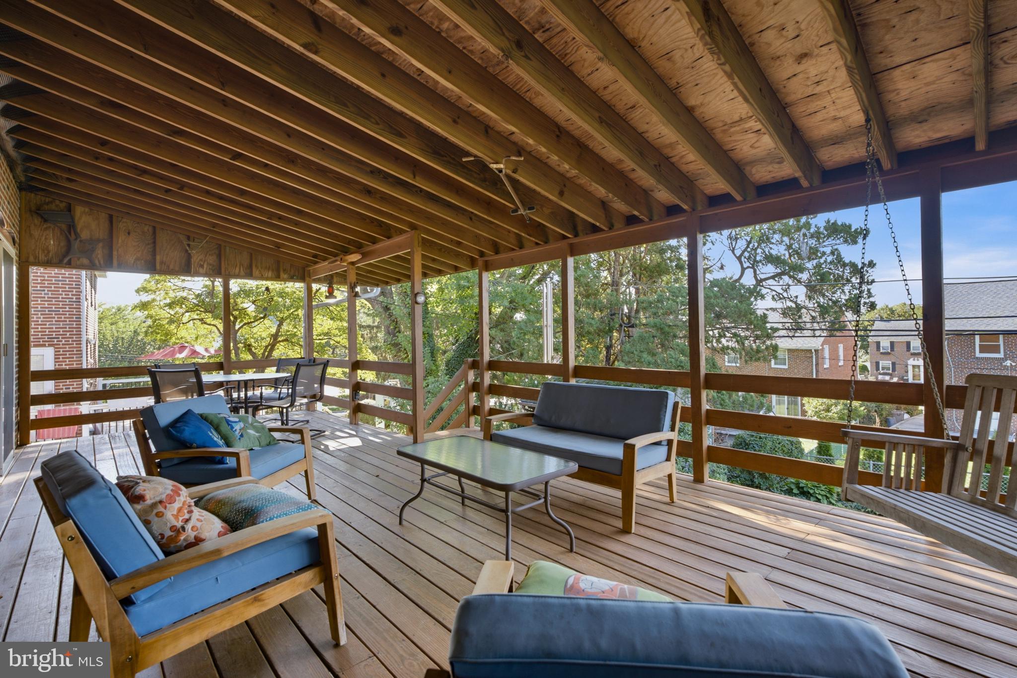 104 Flintlock Road Drexel Hill, PA 19026 - Photo 33 of 39 Incredible Covered Back Deck