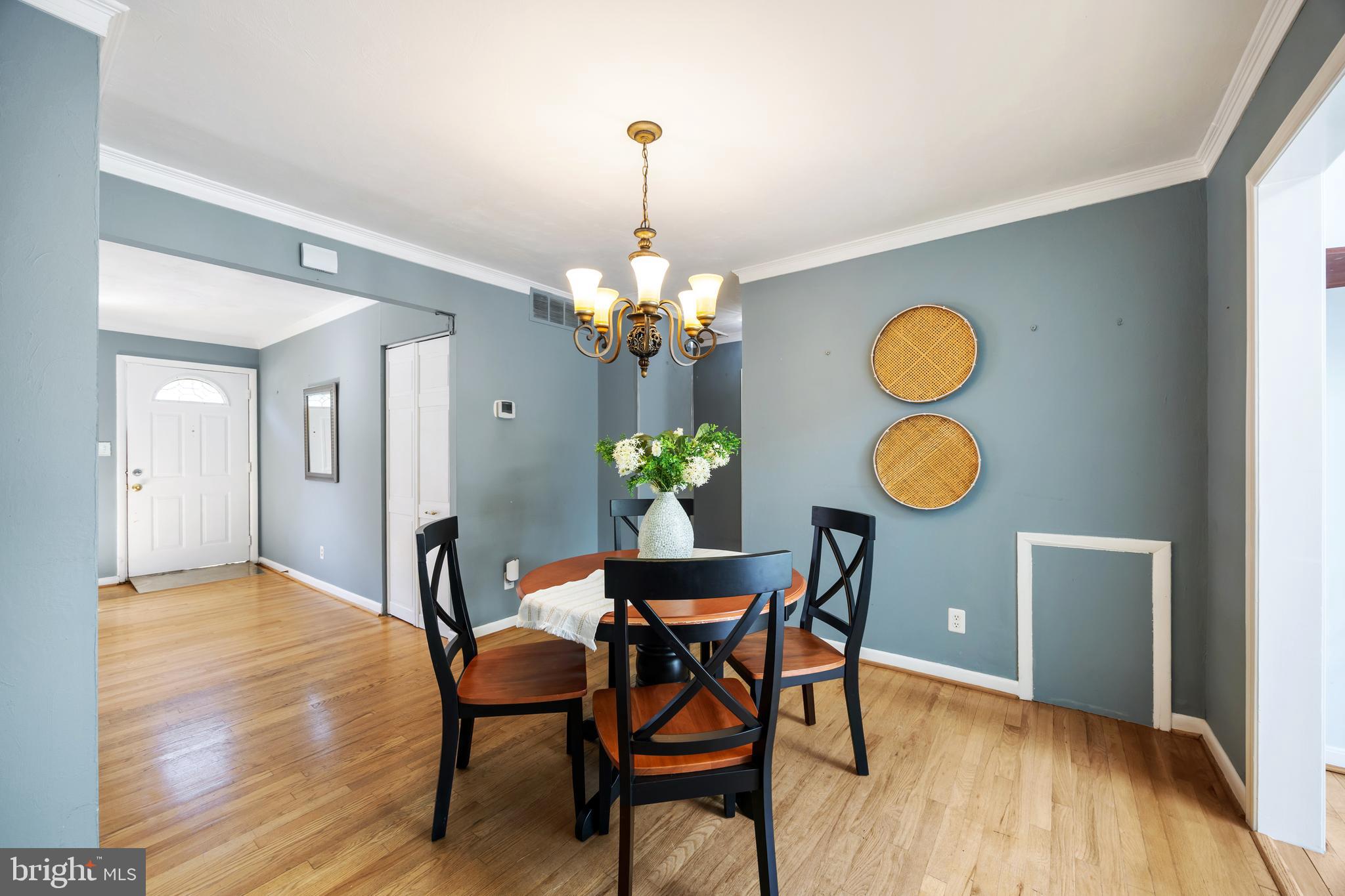 3816 Bayville Road Baltimore, MD 21220 - Photo 10 of 53 with its rich wood tones & soft gray-blue walls