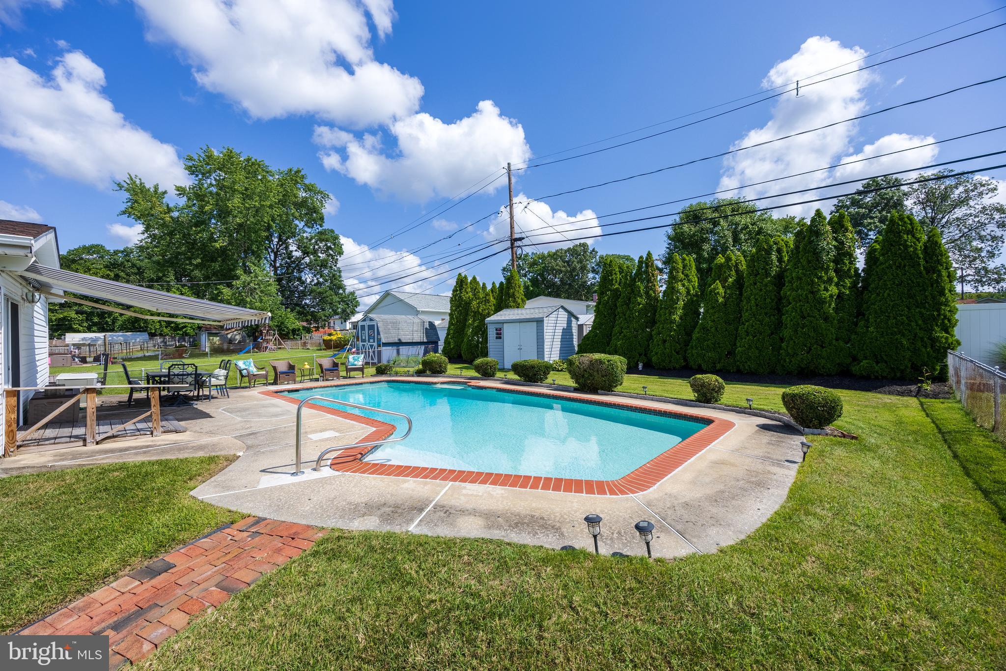 3816 Bayville Road Baltimore, MD 21220 - Photo 39 of 53 Backyard Paradise with Pool & Patio Retreat