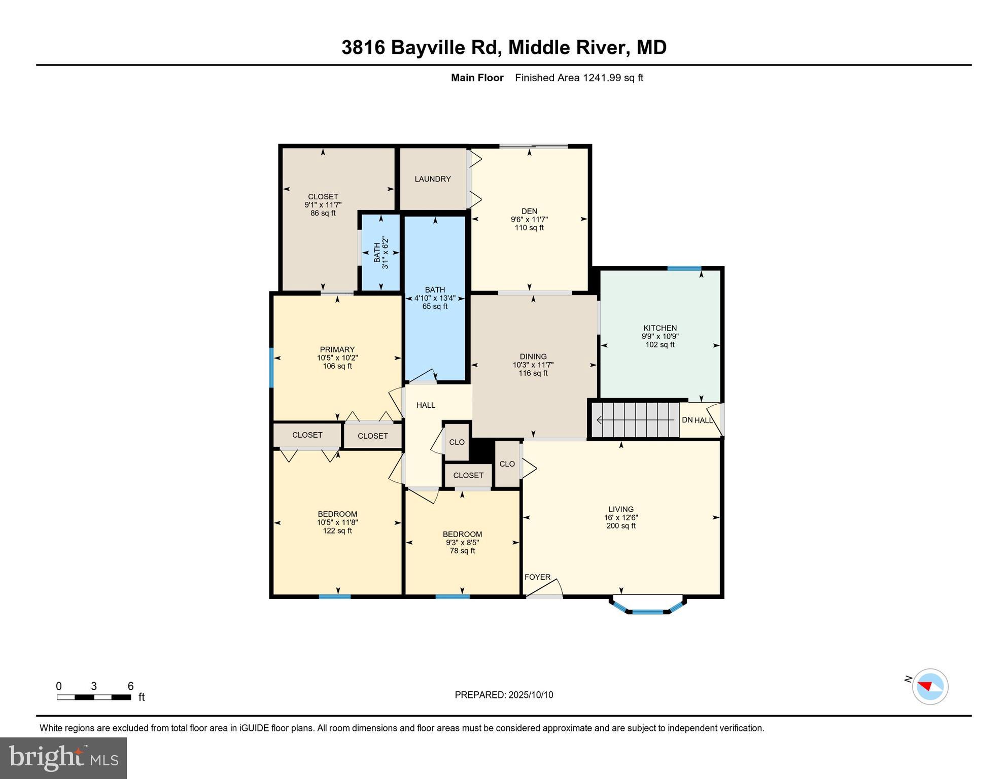 3816 Bayville Road Baltimore, MD 21220 - Photo 52 of 53 Floor Plan - Main Floor