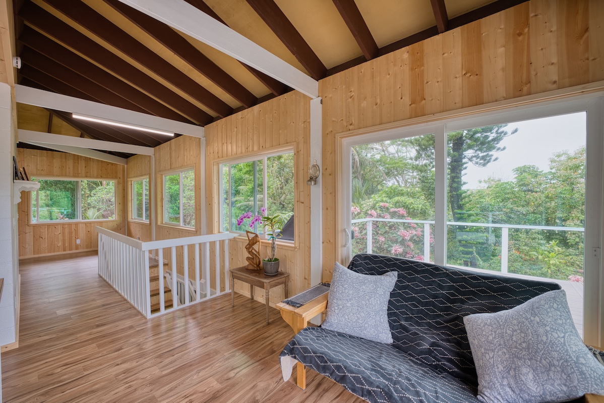 14-3674 Government Beach Road Pahoa, HI 96778 - Photo 4 of 29 a living room with furniture and a wooden floor