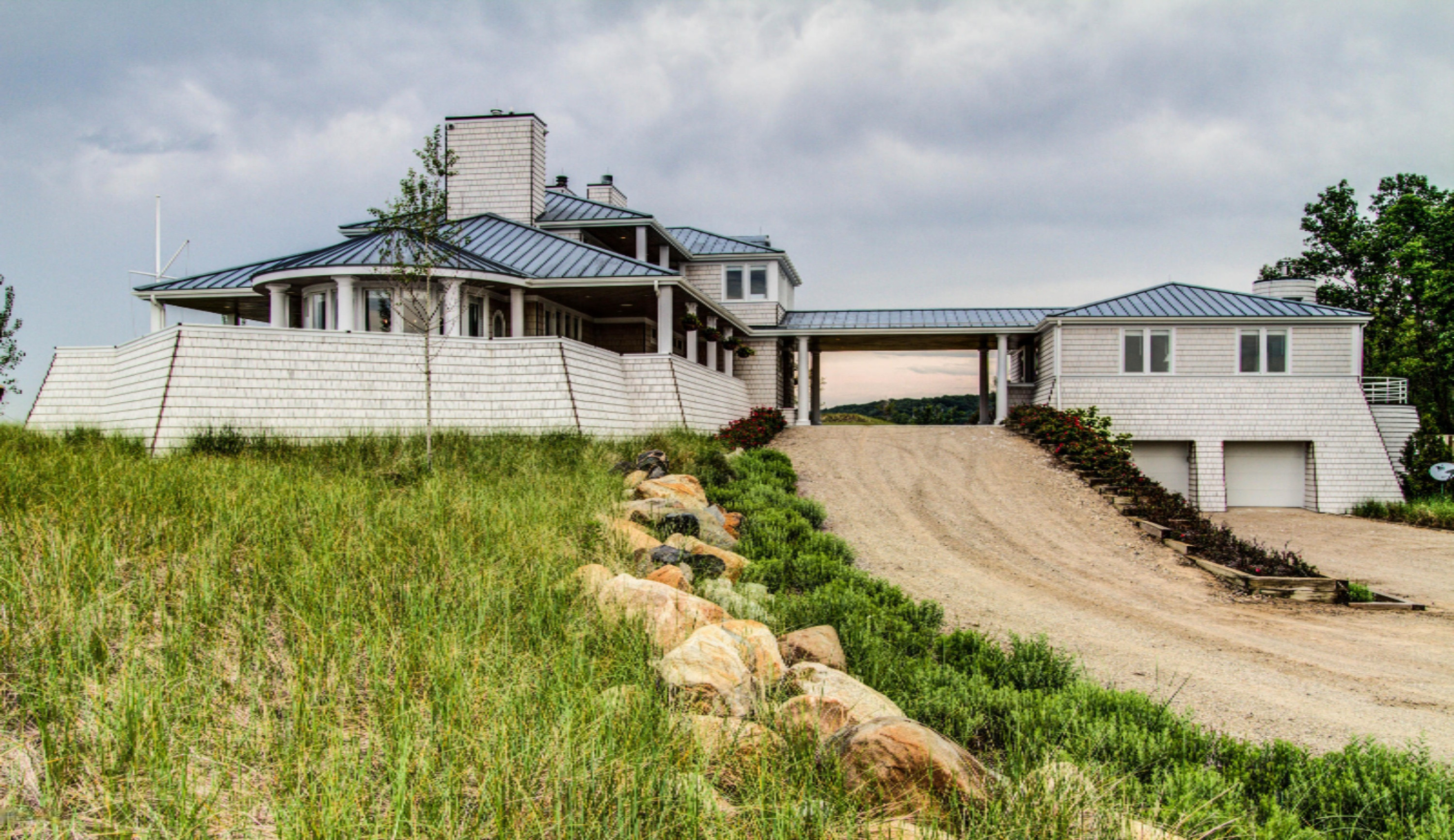 3574 Saugatuck Bch Road Saugatuck, MI 49453 - Photo 106 of 109 print-086-Side of Home-4200x2427-300dpi