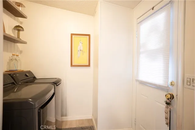 a view of storage and utility room