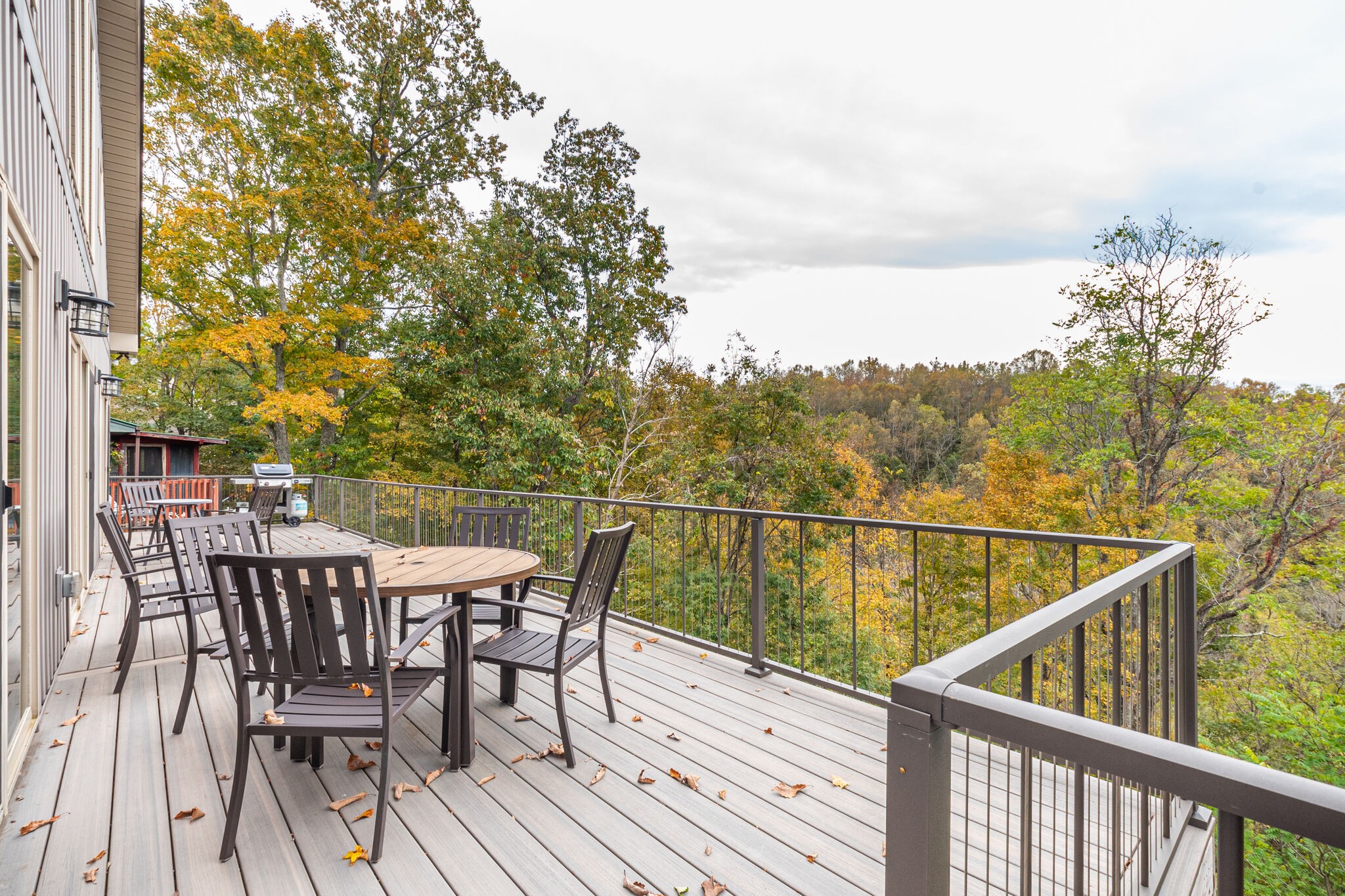 245 Nautilus Point Silver Point, TN 38582 - Photo 36 of 41 a view of a balcony with mountain view and wooden floor