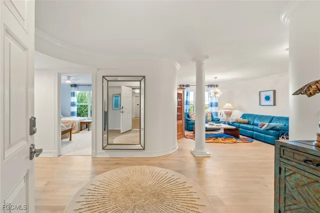 a view of a living room