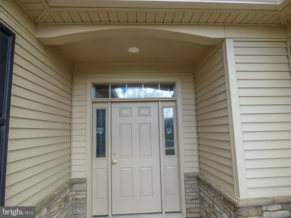 a view of front door
