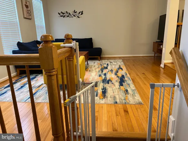 a view of stairs