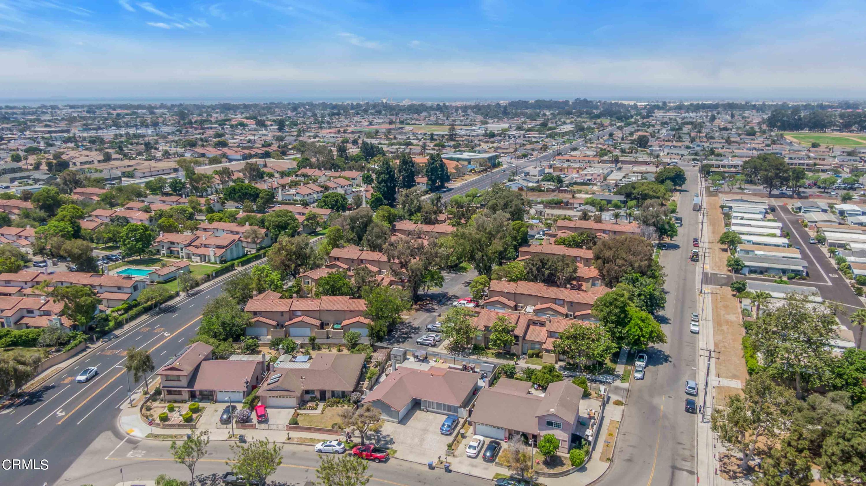 432 Johnson Road Oxnard, CA 93033 - Photo 11 of 40 an aerial view of a city with lots of residential buildings