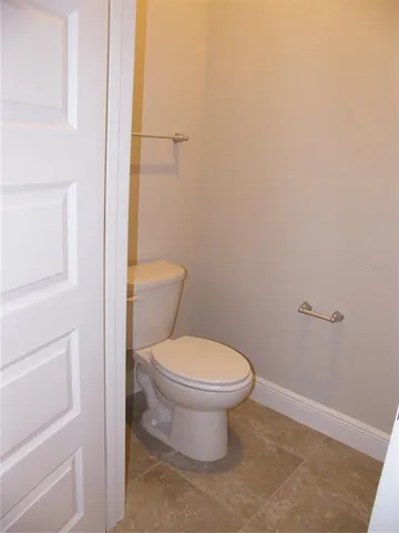 an empty room with closet