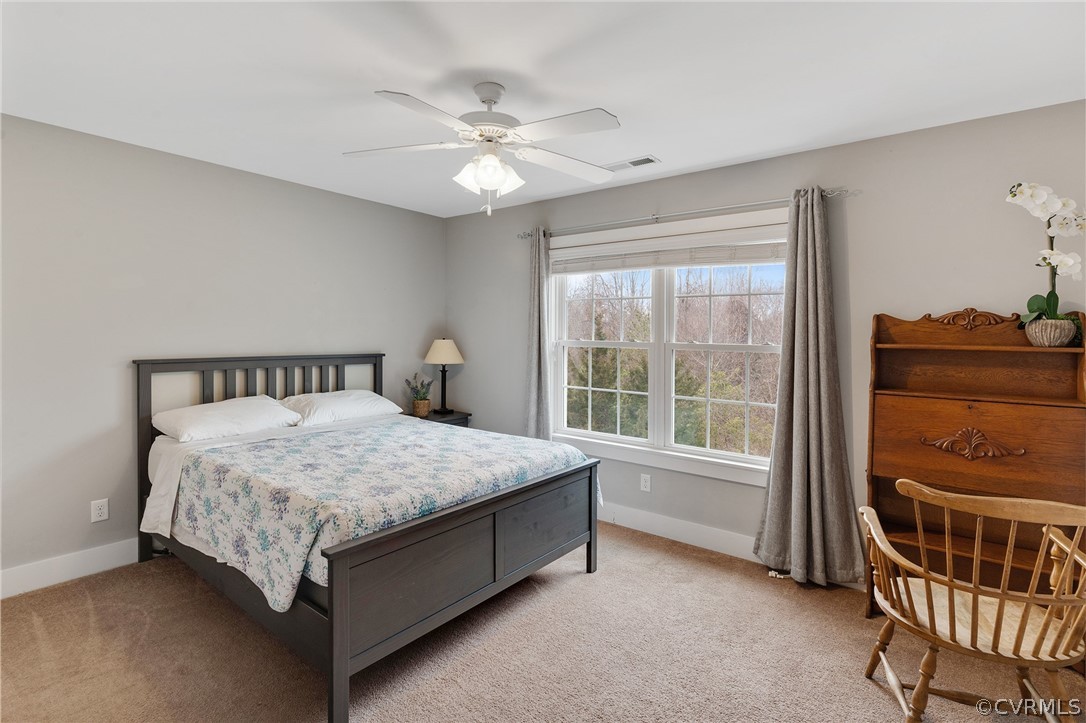 6150 Advance Mills Road Ruckersville, VA 22968 - Photo 38 of 50 a bed sitting in a bedroom next to a window