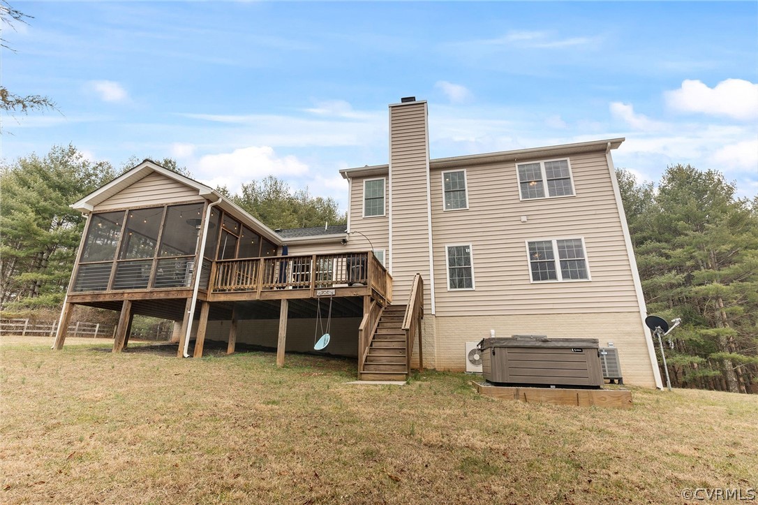 6150 Advance Mills Road Ruckersville, VA 22968 - Photo 9 of 50 a view of a house with a backyard