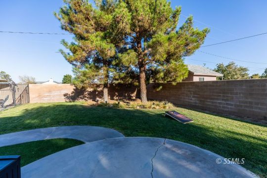 1116 South Allen Street Ridgecrest, CA 93555 - Photo 32 of 33 a view of a yard with an tree