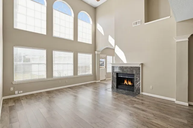 a view of small space with racks on the wall