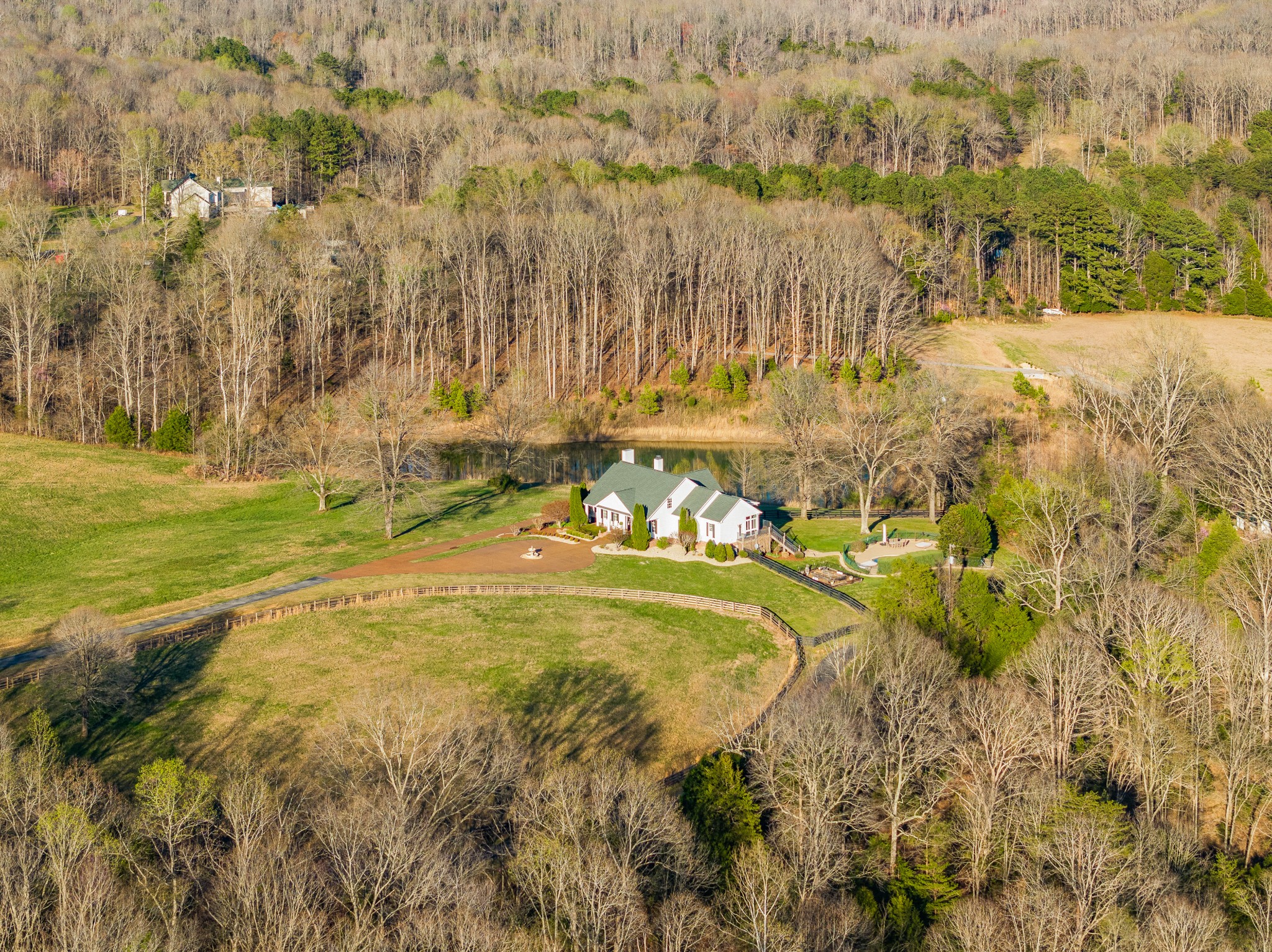 7200 Kingston Road Fairview, TN 37062 - Photo 68 of 68 a view of a yard with wooden fence