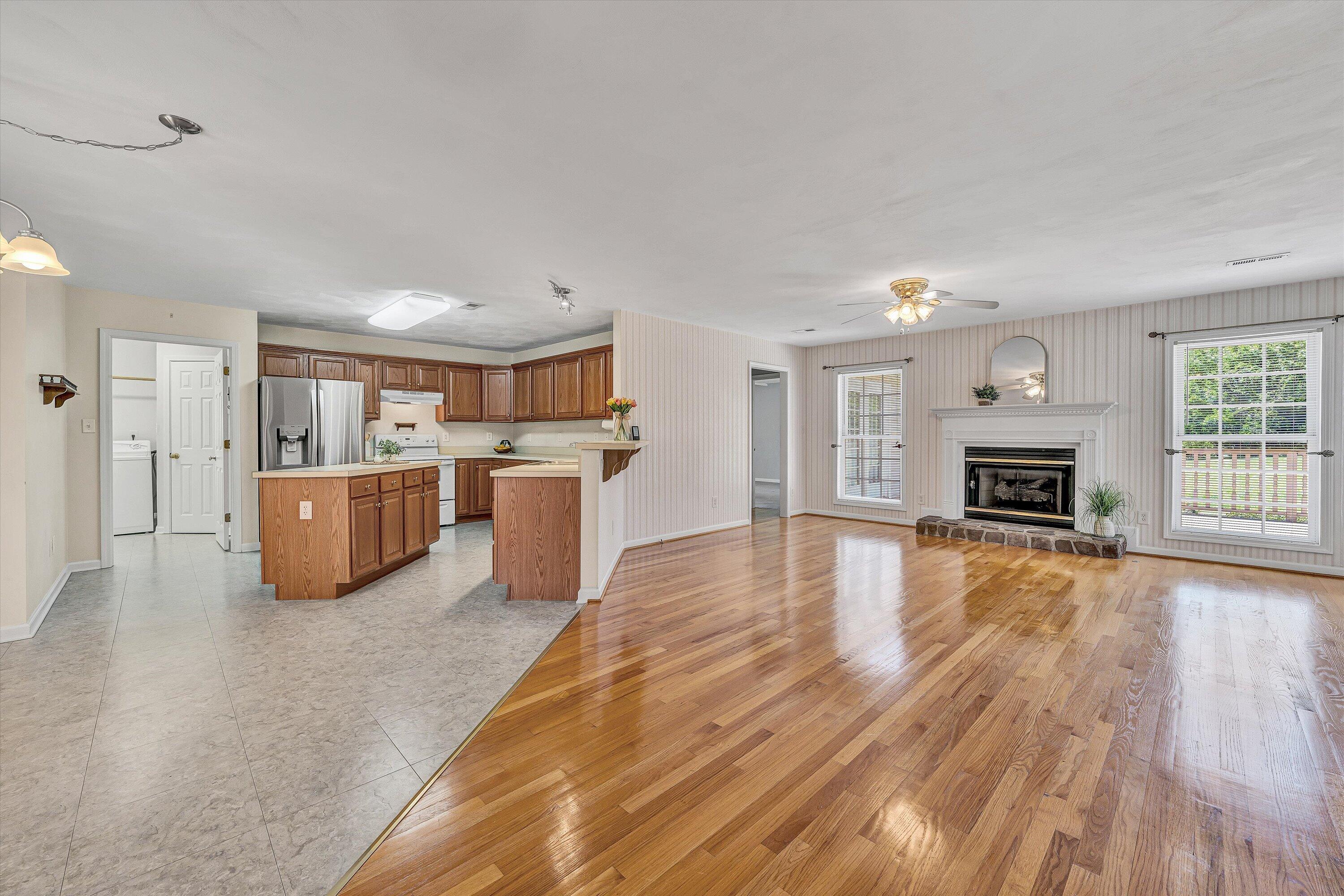 3516 Pinnacle Ridge Road Northeast Roanoke, VA 24012 - Photo 7 of 39 a room with furniture and a fireplace