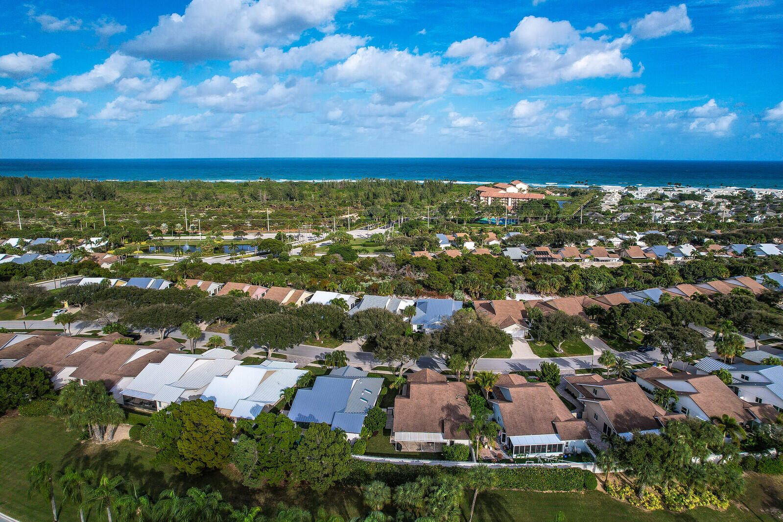 246 Ridge Road Jupiter, FL 33477 - Photo 33 of 39 an aerial view of residential building with outdoor space