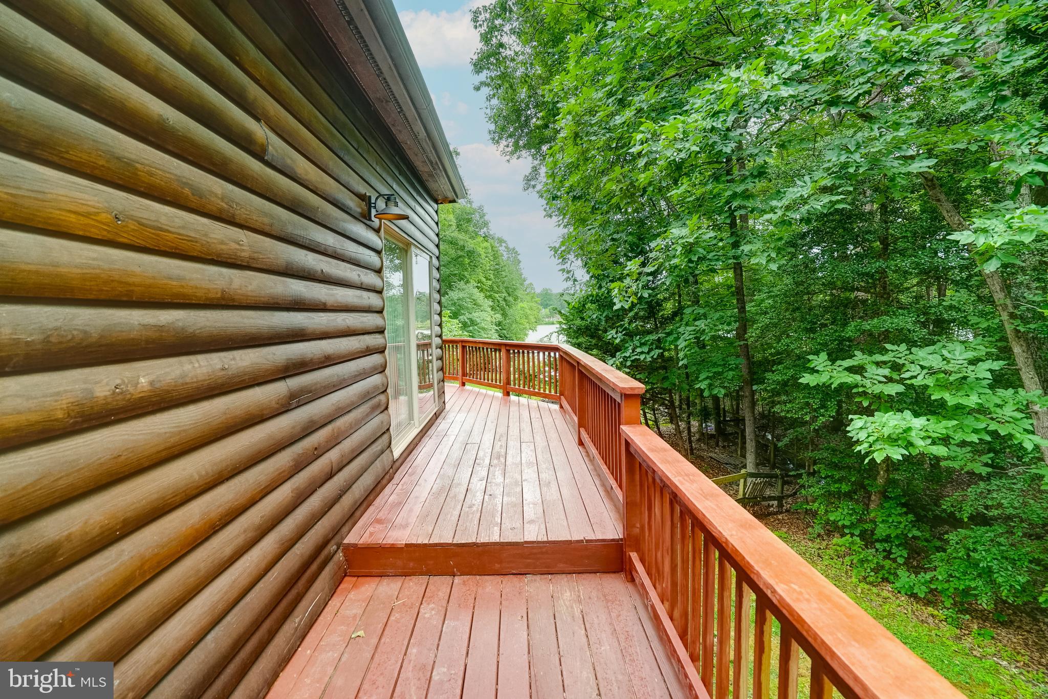155 Irish Way Bumpass, VA 23024 - Photo 49 of 60 a view of balcony with wooden floor and fence