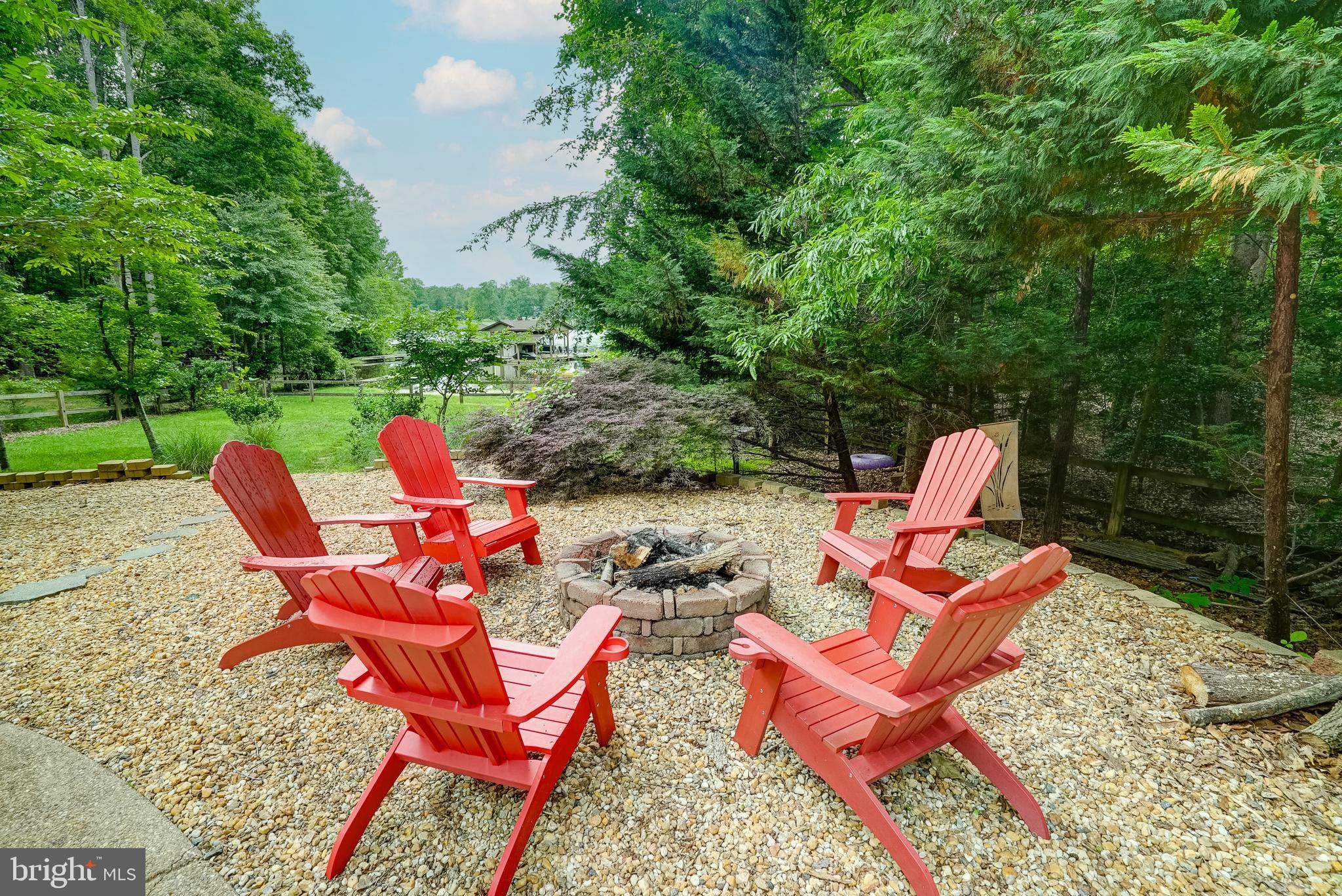 155 Irish Way Bumpass, VA 23024 - Photo 54 of 60 a backyard of a house with outdoor seating