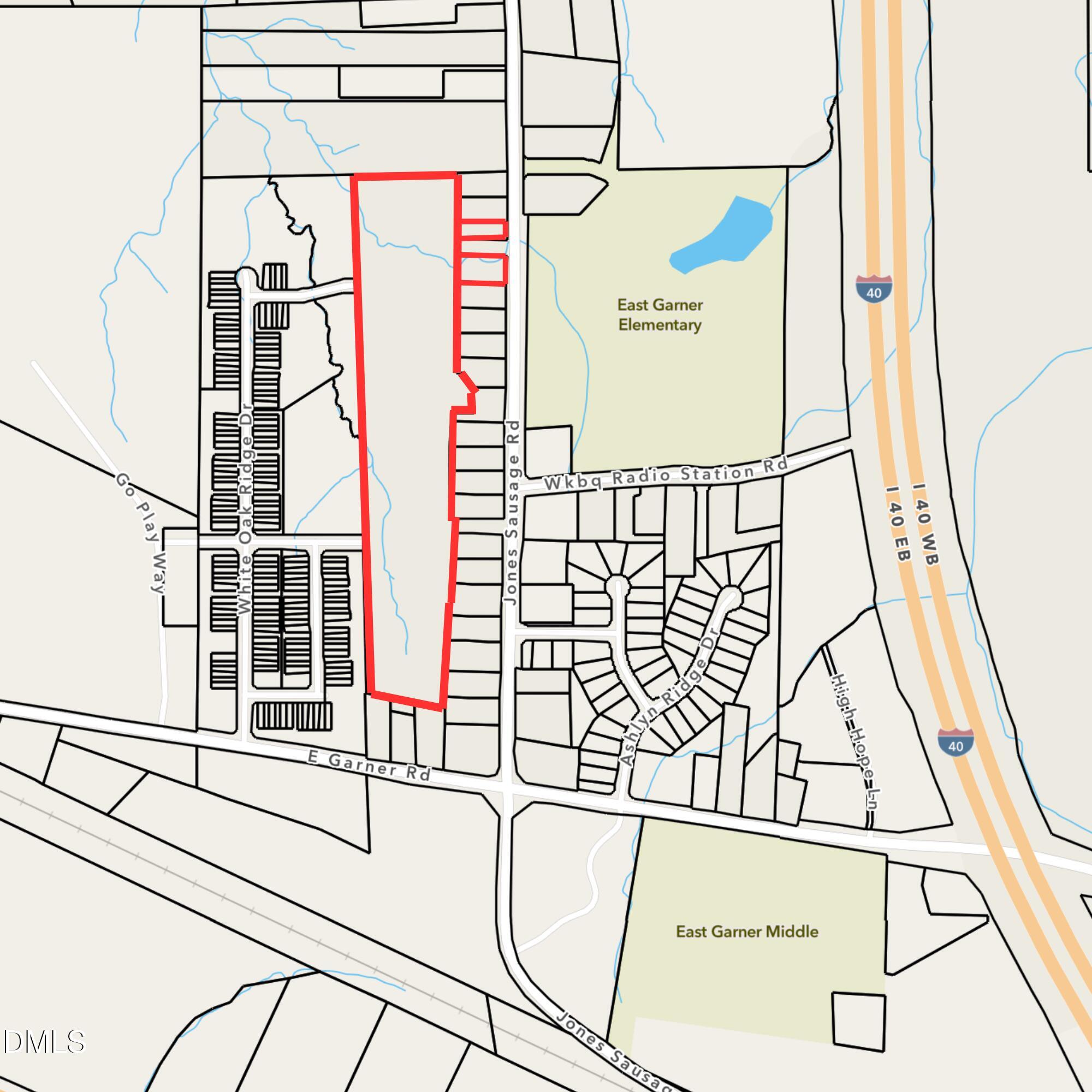 0 Jones Sausage Road Garner, NC 27529 - Photo 1 of 4 land map