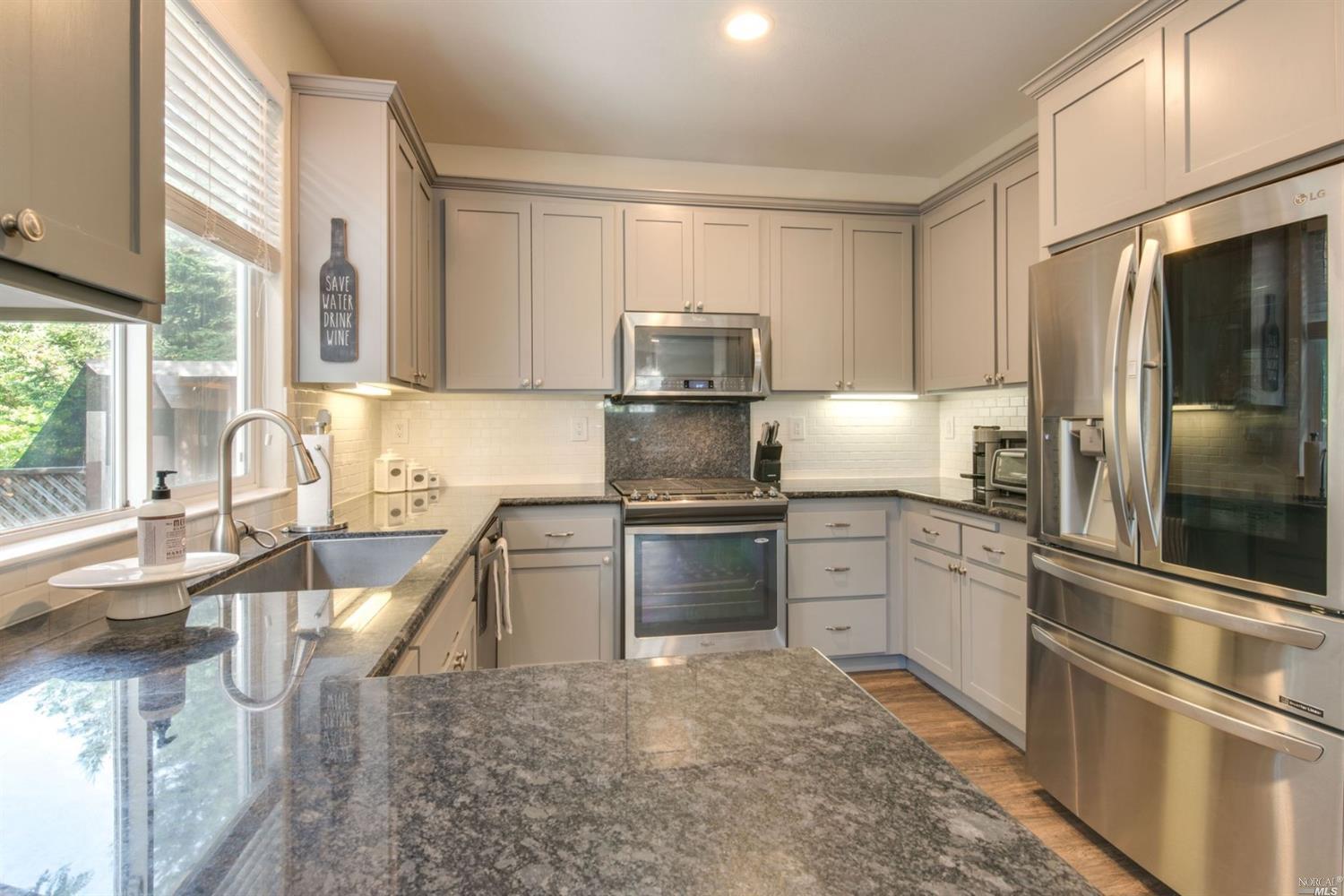 Remodeled kitchen