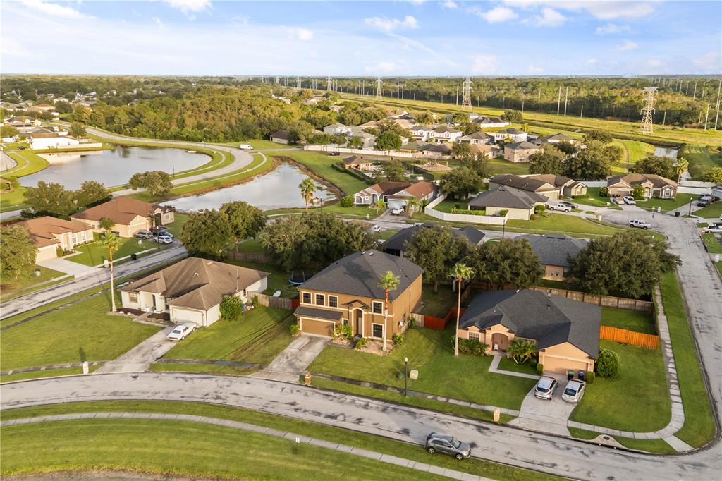 19214 Briercrest Trail Orlando, FL 32833 - Photo 44 of 47 an aerial view of residential houses with outdoor space