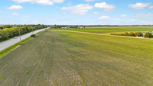 a view of an ocean and beach