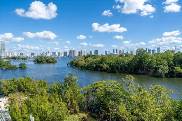 a view of a lake in middle of a house