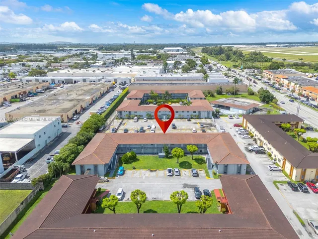 a view of a city with an ocean