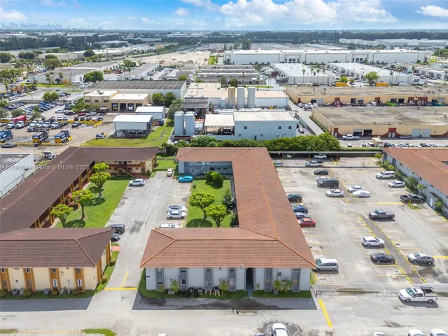 a view of a city with an ocean