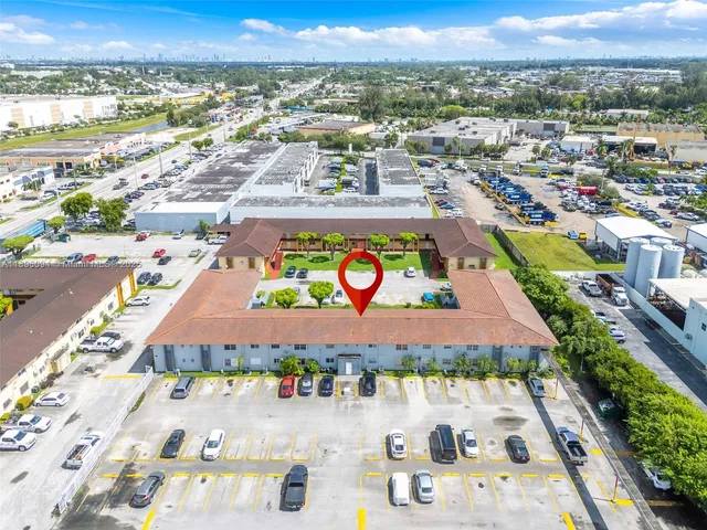 a view of a city with an ocean